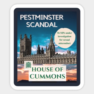 UK Politics Pestminster Scandal Sticker